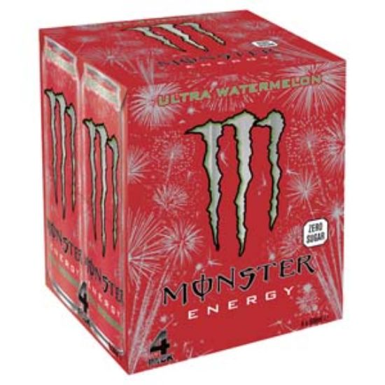 Picture of 500 Monster Ultra Watermelon Multi 4pk x6 DRS